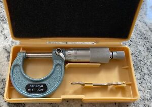 Mitutoyo 103-177 Outside Micrometer 0"-1” .001