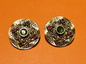 Robert Rose Gold Tone Crystal Earrings - Picture 1 of 4