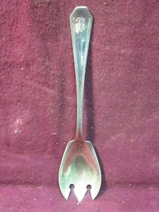 DOMINICK & HAFF Sterling QUEEN ANNE ICE CREAM SPORK 5 3/8" 23g mono R - Picture 1 of 4
