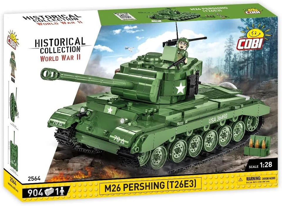 COBI - Tank M26 PERSHING T26E3 - 904 Pieces - 1/28 - COB2564 - Image 1 of 4
