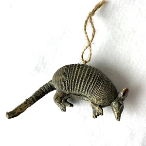Christmas Ornament Armadillo Western Wildlife Animal Texas Unique Holiday - Picture 1 of 4