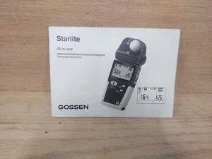 STARLITE GOSSEN LIGHT METER Manual. Used - Picture 1 of 2