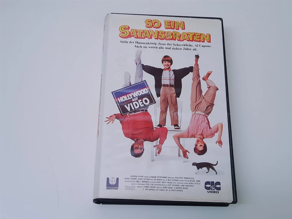 So ein Satansbraten 1990 VHS German PAL Video Großbox John Ritter Problem Child - Bild 1 von 4