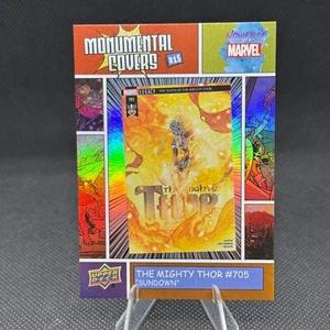 The Mighty Thor 2024 Cubierta Superior Mujeres de Marvel Cubiertas Monumentales Refractor BI15 - Imagen 1 de 2