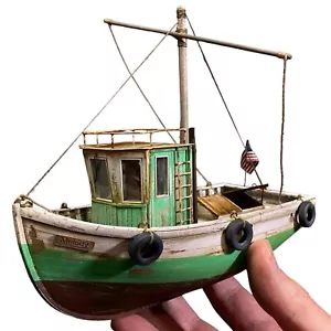 Barco de pesca gran kit en 1:35 de madera para construcción propia impresión 3D miniaturas - Imagen 1 de 16