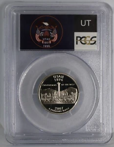 2007-S Utah Clad Statehood Viertel bewertet PR69DCAM von PCGS - Bild 1 von 2