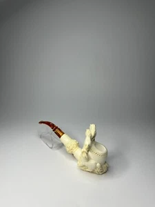 Meerschaumpfeife aus 100% Block-Meerschaum, ohne Filter, Nr.18 - Bild 1 von 7