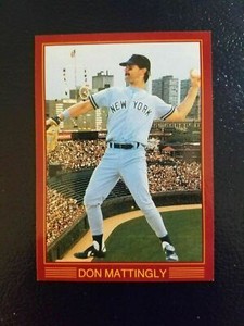Don Mattingly New York Yankees Series 2 #2 Star Red Border RARE Oddball
