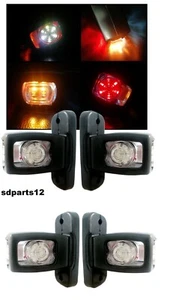 4x Luci Ingombro 14 Led 3 Funzioni Fanale Laterale 12/24V Rimorchio Camion Lkw - Imagen 1 de 6