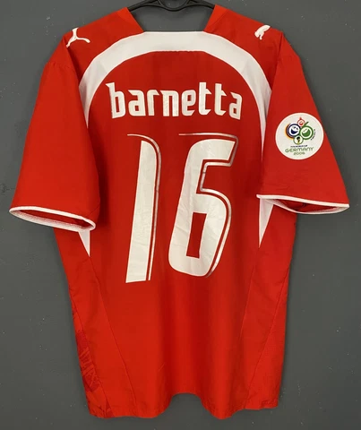 BARNETTA PUMA MEN'S SWITZERLAND NATIONAL 2006/2008 SOCCER FOOTBALL SHIRT SIZE M Cover