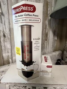 Aeropress Original Coffee Press Espresso Maker NEW Sealed Box + Box 350 Filters - Picture 1 of 6