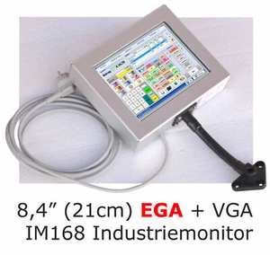 Ega VGA Industrie Écran R&R IM168-01 AA084XA03 NCB100X 640x350 au Plafond - Photo 1/1