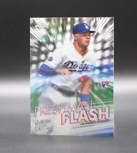 2020 Topps Chrome GAVIN LUX Freshman Flash Rookie Insert Card FF-12 LA Dodgers - Picture 1 of 3