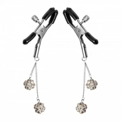 Adorno Ajustable Pezón Clip En Anillos con Acentos Joya Pezones Maestro Esclavo Foto 1 de 4