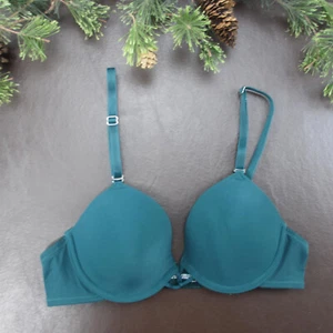 Gilligan & O'Malley Bra 34B Green Padded Underwire Adjustable Clasp Back - Picture 1 of 10