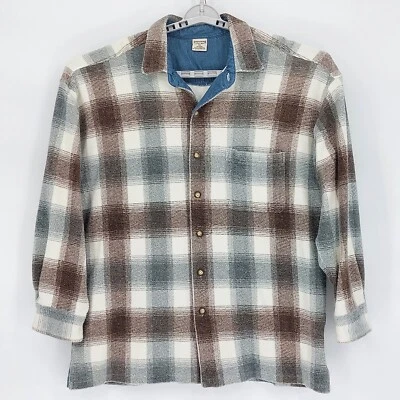 Vintage Structure Active Wear Shirt Mens XL 90s Shacket Workwear Lumberjack USA - Image 1 of 4