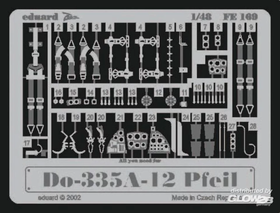 Eduard Accessories: Dornier Do 335A-12 Pfeil in 1:48 [7242169] - Immagine 1 di 1