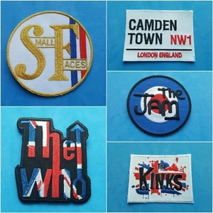 Collection Of Five Patches Mod Scooter Northern Soul Wigan Casino Ska - Picture 1 of 6