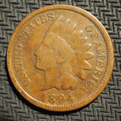 1894/94 INDIAN HEAD CENT ***NICE COIN!***  FREE SHIPPING! - X5894 - Image 1 of 2