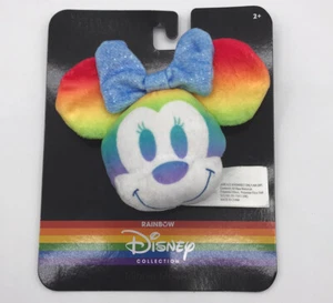 Minnie Mouse Gay Pride Backpack Keychain Clip Disney Rainbow Collection - Picture 1 of 2