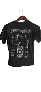 Camiseta De Colección Heroes Del Silencio Metal Rock Tour Banda Española Música Camiseta Negra Talla S - Imagen 1 de 9
