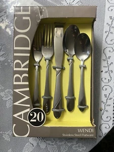 Cambridge Silversmiths Wendi Mirror 20-Piece Flatware Set, Service for 4 - Picture 1 of 4