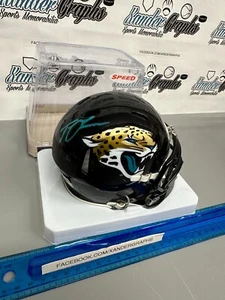 TREVOR LAWRENCE SPEED FIRMATO AUTOGRAFO NFL FOOTBALL MINI-CASCO-FANATICS COA - Foto 1 di 9