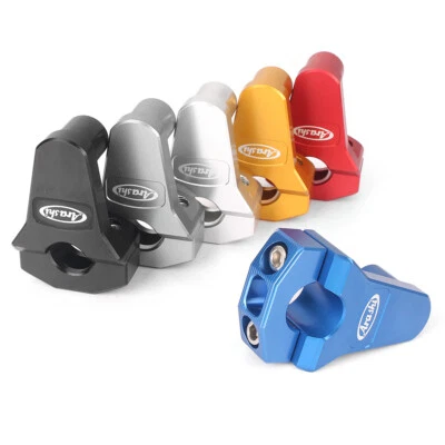 Motorcycle 7/8"  22mm Handlebar Handle Fat Bar Mount Clamp Riser Fit Dirt Bike Foto 1 de 4