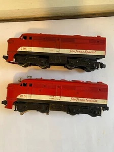 Lionel 210 Texas Special AA Diesel Locomotive Set – Power & Dummy – Untested - Picture 1 of 6