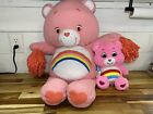 ✅Vintage ✅Care Bears ✅32" Jumbo Plush ✅2005 ✅Rainbow Cheer Bear Pink ✅+2020 Bear