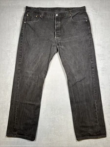 Vtg Levis 501 Mens Size 42x32* Straight Fit Dark Wash Button Fly L5155 S37303 - Picture 1 of 18