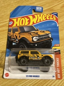 2025 Hot Wheels '21 Ford Bronco 20/250 gelb - Bild 1 von 2