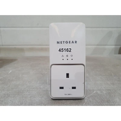 Netgear XAV2501 AV+ 200 Powerline Adapter White 250V 12Amp Ethernet Port UK Plug - Image 1 of 4
