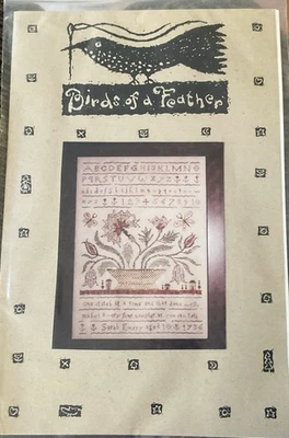 Birds of a Feather A Very Fine Sampler Cross Stitch Pattern Retired New - Image 1 of 3