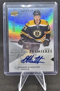 2013-14 Upper Deck Trilogy Premieren Level 1 /699 Dougie Hamilton Rookie Auto RC - Bild 1 von 2