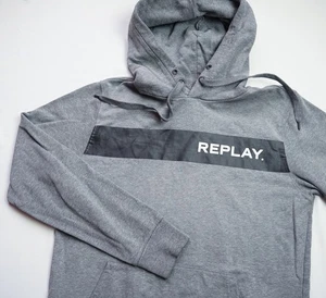 Replay Hoodie Sweater mens Hooded Swetashirt Pullover top size XL M3967 - Picture 1 of 9