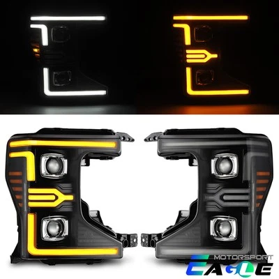 For 20-22 Ford Super Duty LUXX-Series Projector LED Headlights Black - Image 1 of 4