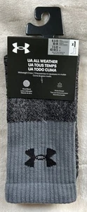 Under Armour Men's UA All Weather Wool Blend Crew Socks Size Large 8.5-13 - Picture 1 of 2