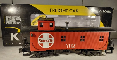 K-Line K616-1051 Santa Fe A.T.S.F. Off-Center Cupola Wood-Sided Caboose - Image 1 of 4
