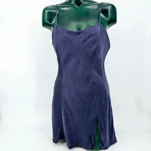 Vintage 90s Victoria's Secret Purple Silk Slip Sleep Dress Nightgown Size M 3107 - Picture 1 of 7