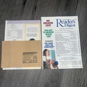 READERS DIGEST Magazine September 1992 Jim Lehrer Ben Wattenberg Lowell Ponte - Foto 1 di 2