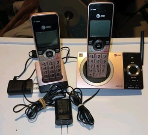 AT&T CL82229 Cordless Phone Answering System Call Blocking 2-Handset Power Cord  - Picture 1 of 5