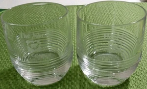 Dos vasos Waterford Crystal Circon 9 oz THE JAKE 2021 (Jake Nicklaus) logotipo de oso - Imagen 1 de 6