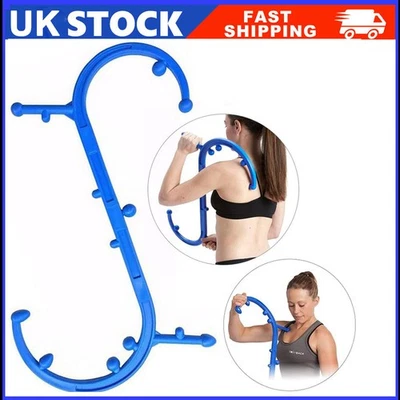 Blue Lower Back Massager Trigger Point Massager Self Massage Muscle Massage Tool - Image 1 of 4