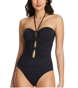 🔥 Costume da bagno intero Bleu By donna Bandeau MÍO taglia 10 🔥 - Foto 1 di 3