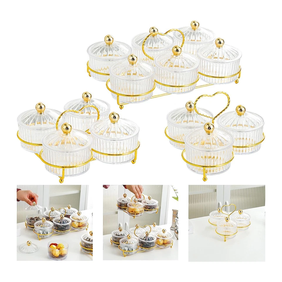 Dried Fruit Plate Divided Serving Dishes Tray for Dining Room Candy - Image 1 of 1