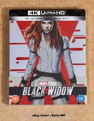 BLACK WIDOW - UK EXCLUSIVE 4K + BLU RAY STEELBOOK - NEW & SEALED - Image 1 of 4