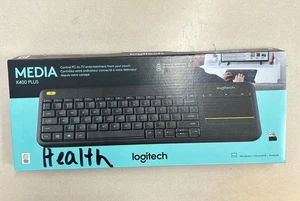 Logitech 920-007119 K400 Plus Media Bezprzewodowa klawiatura dotykowa *OPEN BOX NOWA* - Zdjęcie 1 z 8