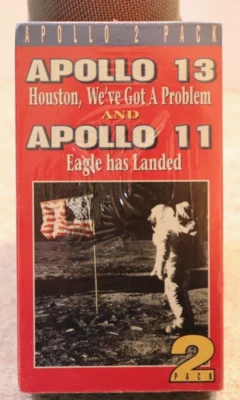 apollo 13 apollo 11,2 pack new sealed VHS tape 1995 - Image 1 of 4