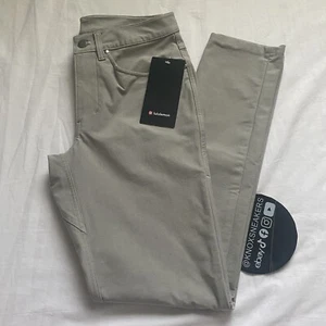 Lululemon ABC Pant Slim 32”L Utilitech SEAL Seal Gray Men’s Size 28 - Picture 1 of 6
